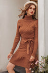 Vestido Suéter Con Estampado Vintage