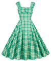 Vestido Rayas 50s Verde