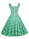 Vestido Rayas 50s Verde