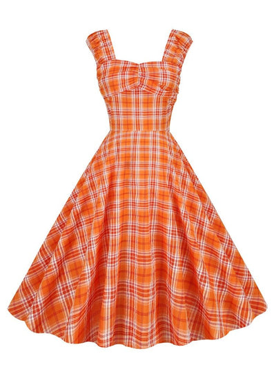 Vestido Mujer 50s Rayas