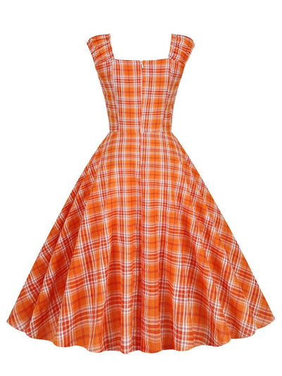 Vestido Mujer 50s Rayas