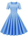 Vestido Retro 50s Azul