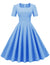 Vestido Retro 50s Azul