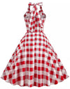 Vestido Retro 50s Rojo