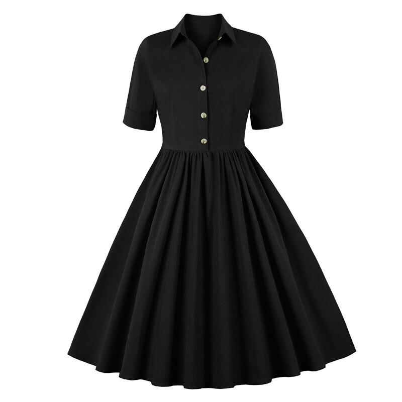 Vestido Retro 60s Negro