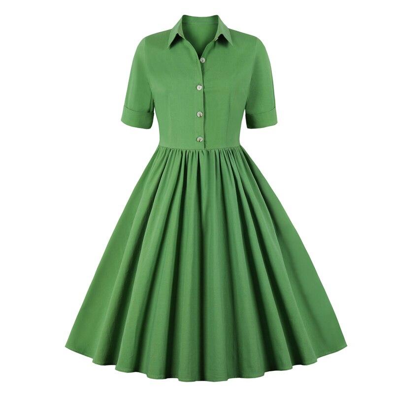 Vestido Retro 60s Verde