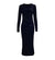 Vestido Retro De Moda De Los Años 40 Negro