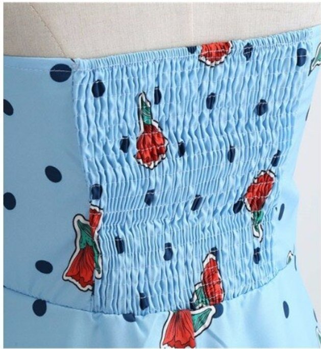 Vestido Retro Cinturón