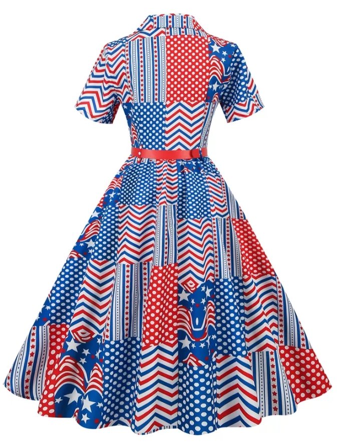 Vestido De Rock And Roll De Los Años 50