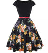 Vestido Rockabilly Años 50 Negro