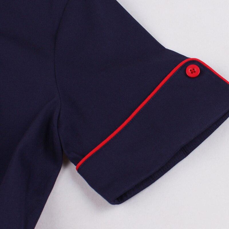 Vestido Rockabilly Azul Marino