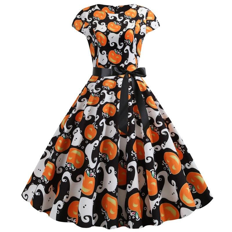 Vestido Rockabilly Calabaza