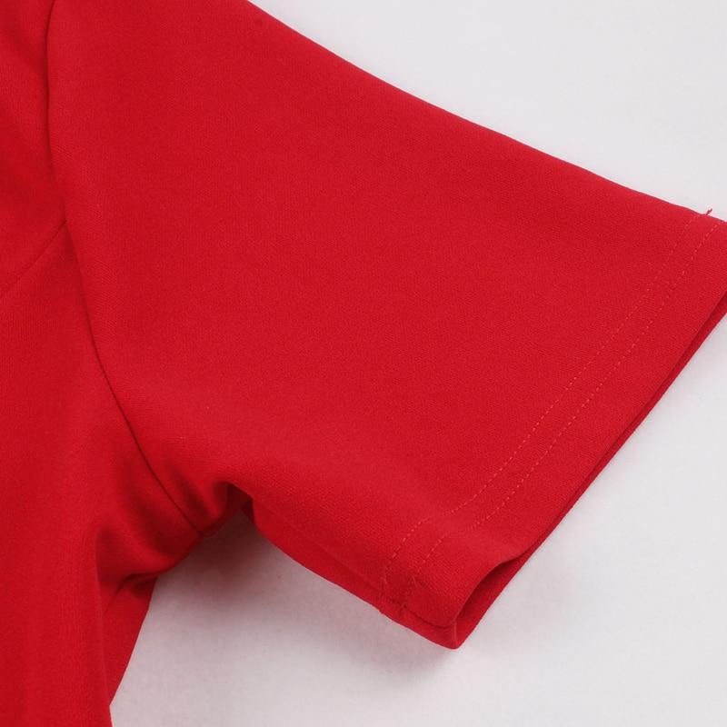 Vestido Rojo Elegante De Los Años 50