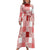 Vestido Años 70 Rojo Y Blanco