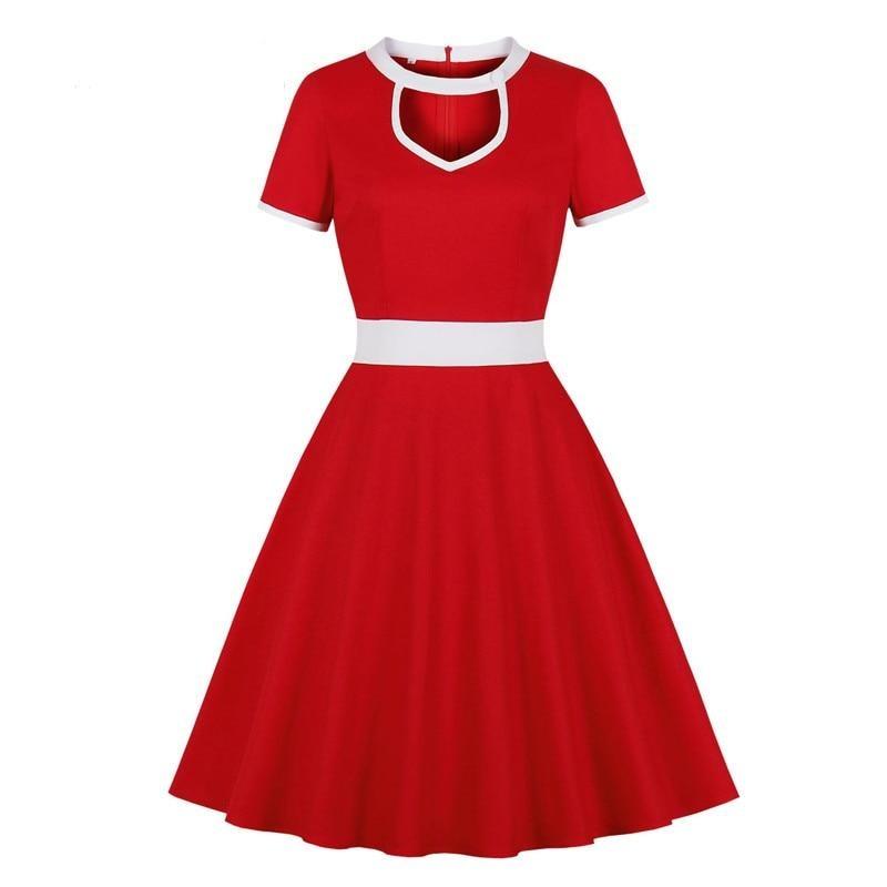 Vestido 60s Rojo