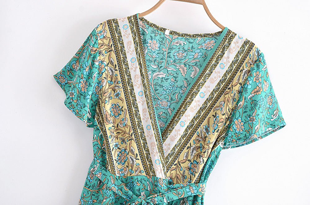 1970 Vestido De Flores