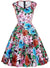 Vestido Floral Vintage Estilo Años 50