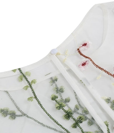 Vestido Vintage Flores Estilo Años 50