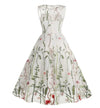 Vestido Vintage Flores Estilo Años 50