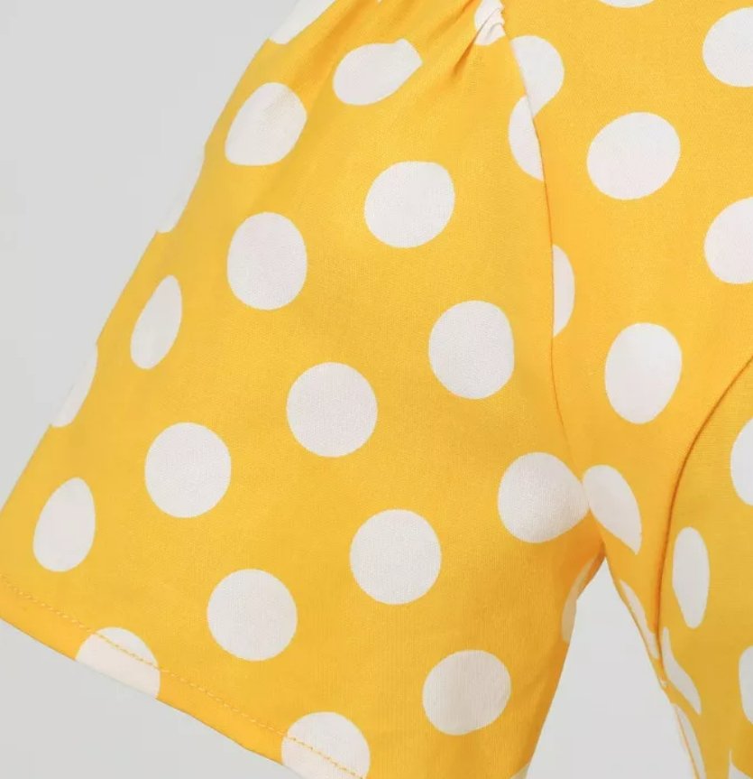 Vestido 50's Vintage News Style Amarillo