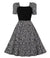Vestido Estilo Años 50 Vintage Negro