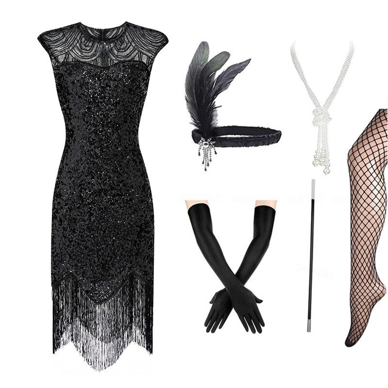 Vestido De Novia Estilo Años 20 Negro