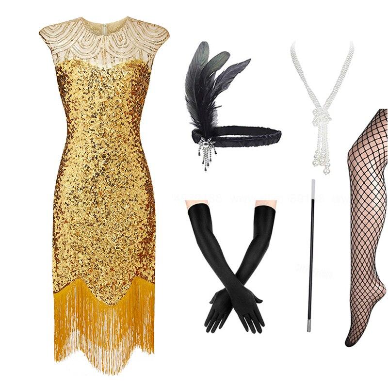 Vestido De Novia Estilo Años 20 Dorado