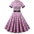 Vestido Estilo Años 50 Rosa