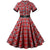 Vestido Estilo Años 50 Rojo