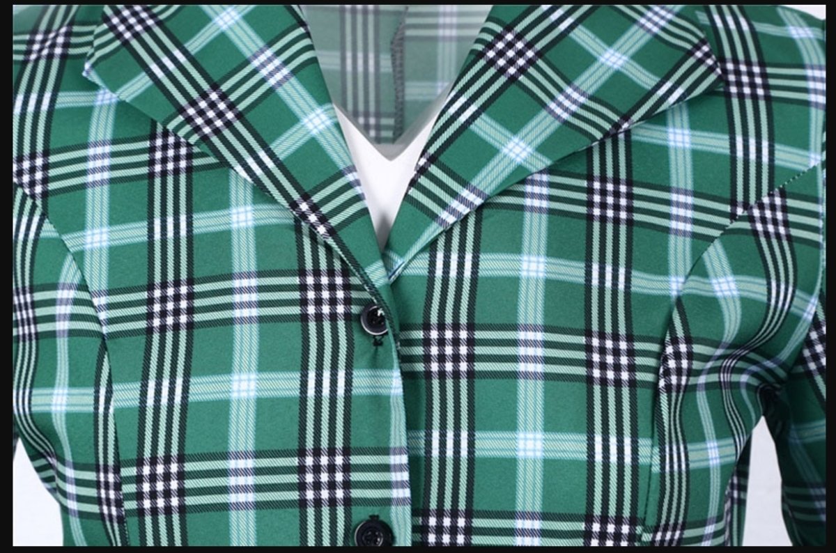 Vestido Verde Años 50