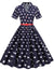 Vestido Mujer Estilo Años 60 Azul Rey