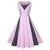 Vestido Mujer Estilo Años 60 Rosa