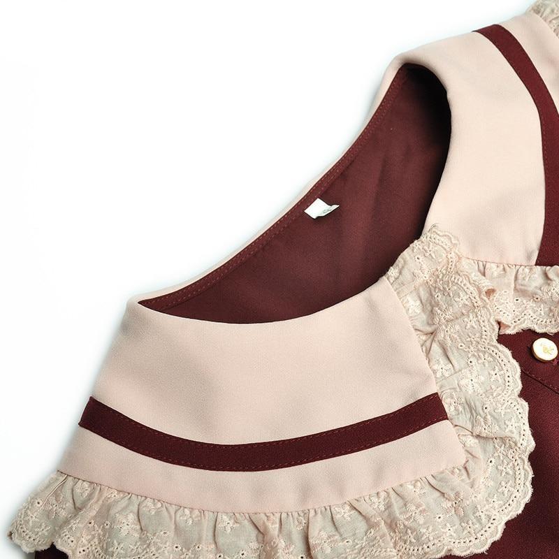 Vestido Estilo Años 40 Burdeos