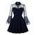 Vestido Años 50 Azul Marino Talla Grande