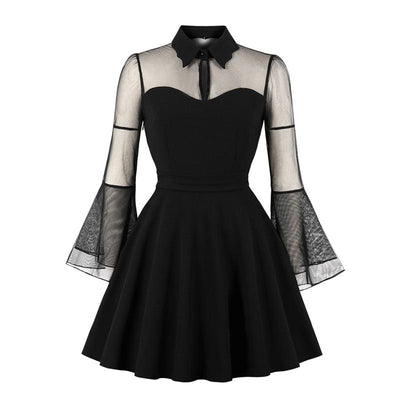 Vestido Tallas Grandes Estilo Años 50 Negro