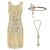 Vestido Charleston Estilo Años 20 Beige