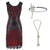 Vestido Estilo Charleston Años 20 Rojo