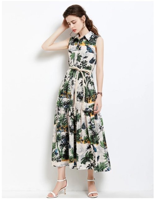 Vestido Oscilante Años 40