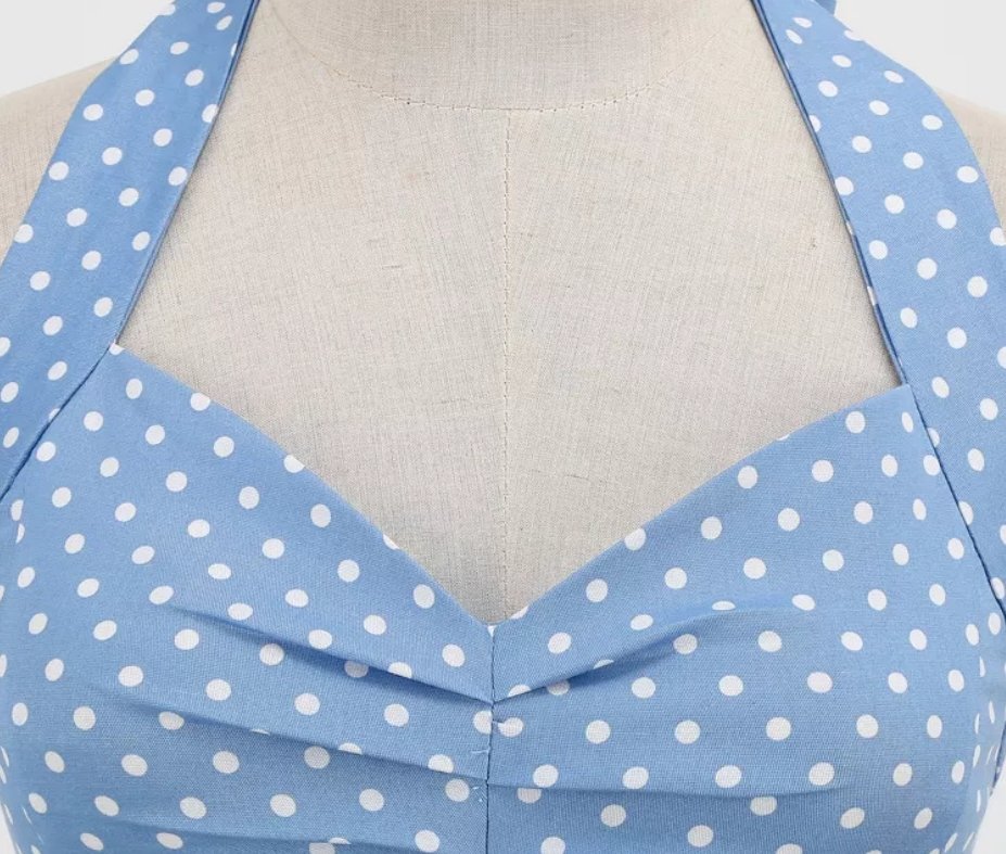 Vestido Talla Marcada Año 50