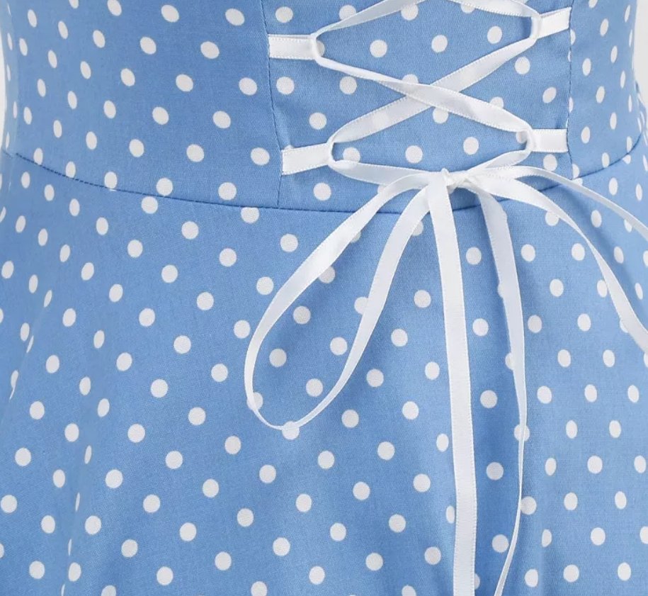 Vestido Talla Marcada Año 50