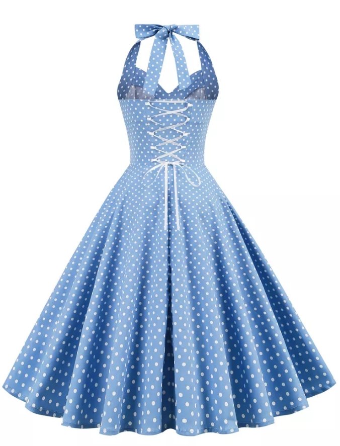 Vestido Talla Marcada Año 50