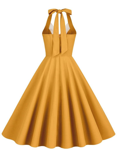 Vestido Amarillo Años 60