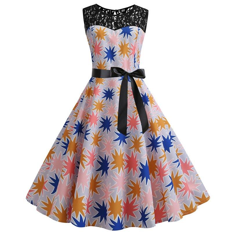 Vestido Trapecio Estrella Vintage