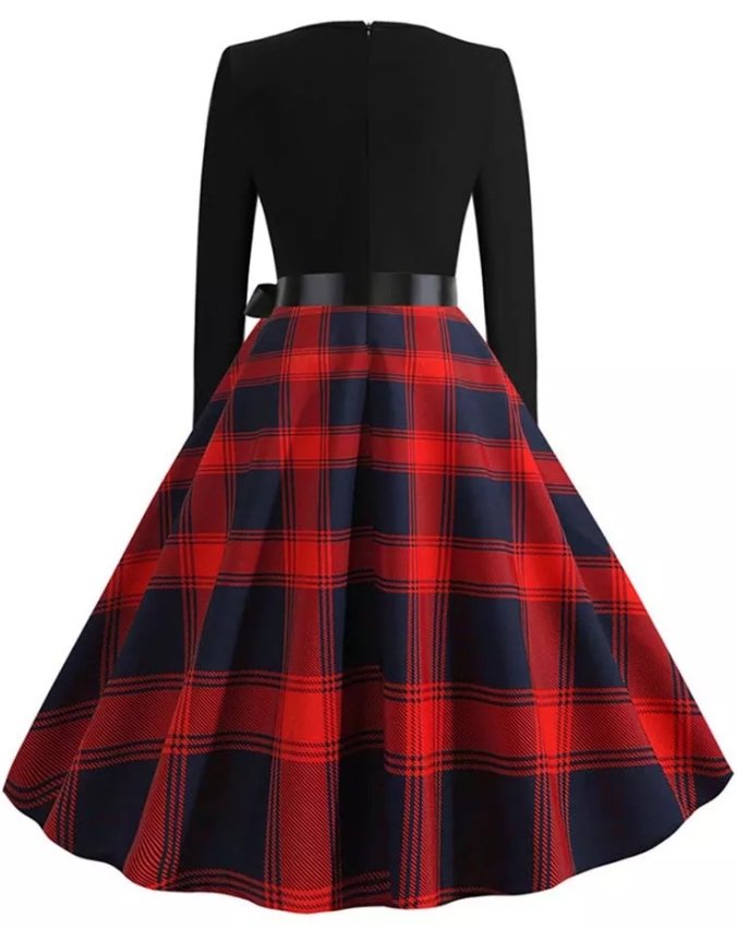 Vestido Túnica Vintage De Otoño