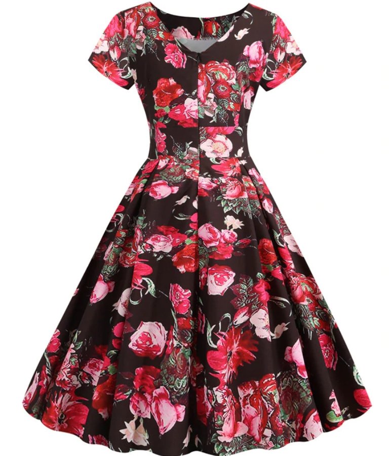 Vestido Túnica Vintage De Verano