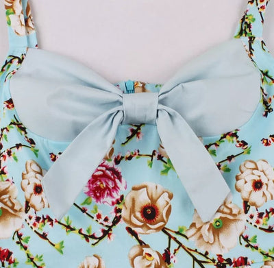 Vestido Túnica Vintage Flores Frescas
