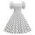 Vestido Estilo Años 50 Blanco