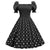 Vestido Estilo Años 50 Negro
