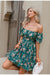 Vestido Verde Floral Vintage