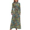 Vestido Liberty Verde 70s